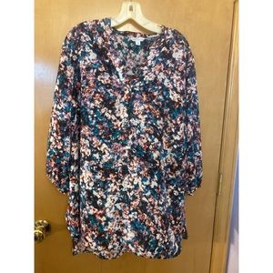 Boutique+ Collar Blouse Multicolor